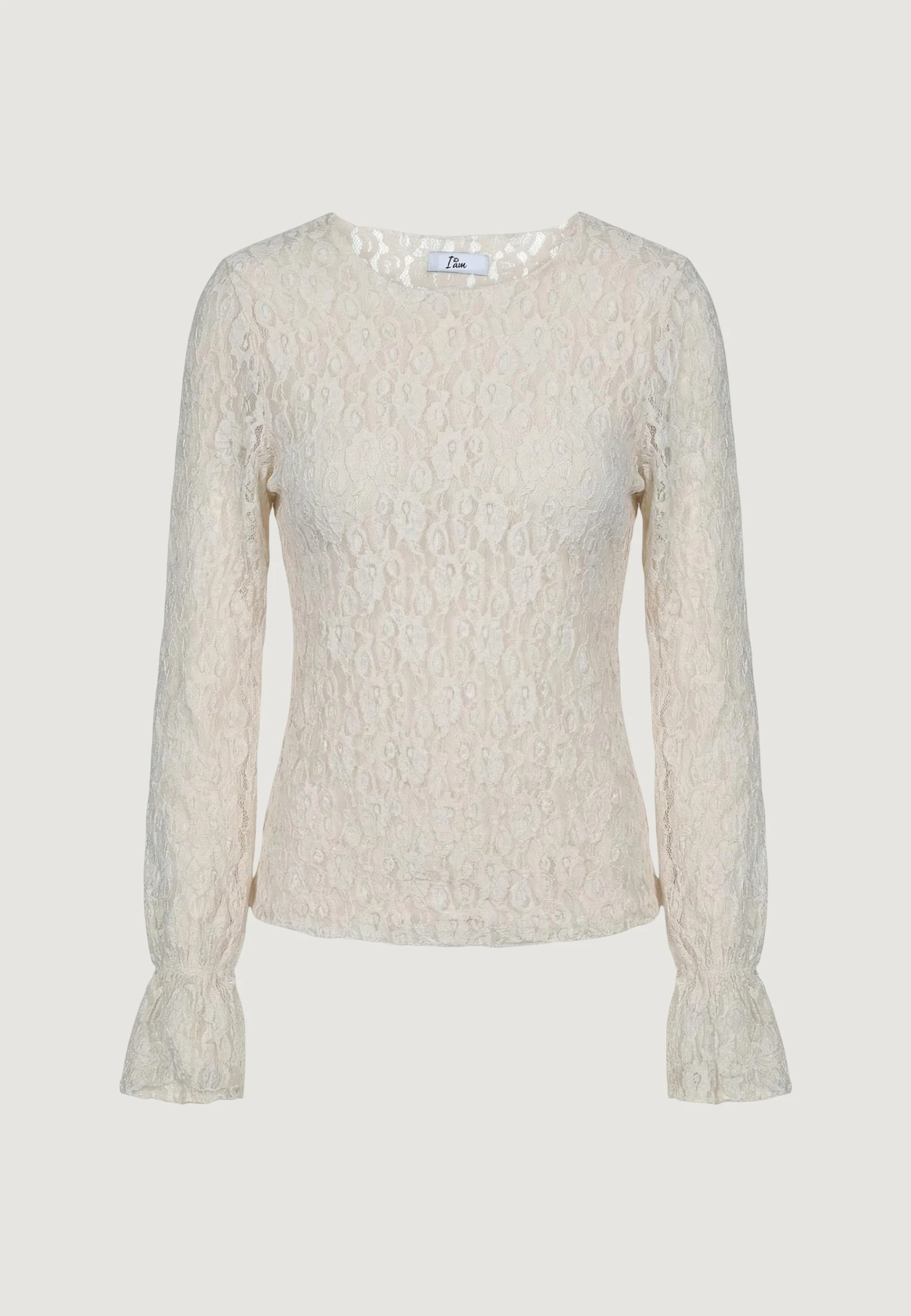 T-shirt manica lunga I am Top Pizzo - Image 3