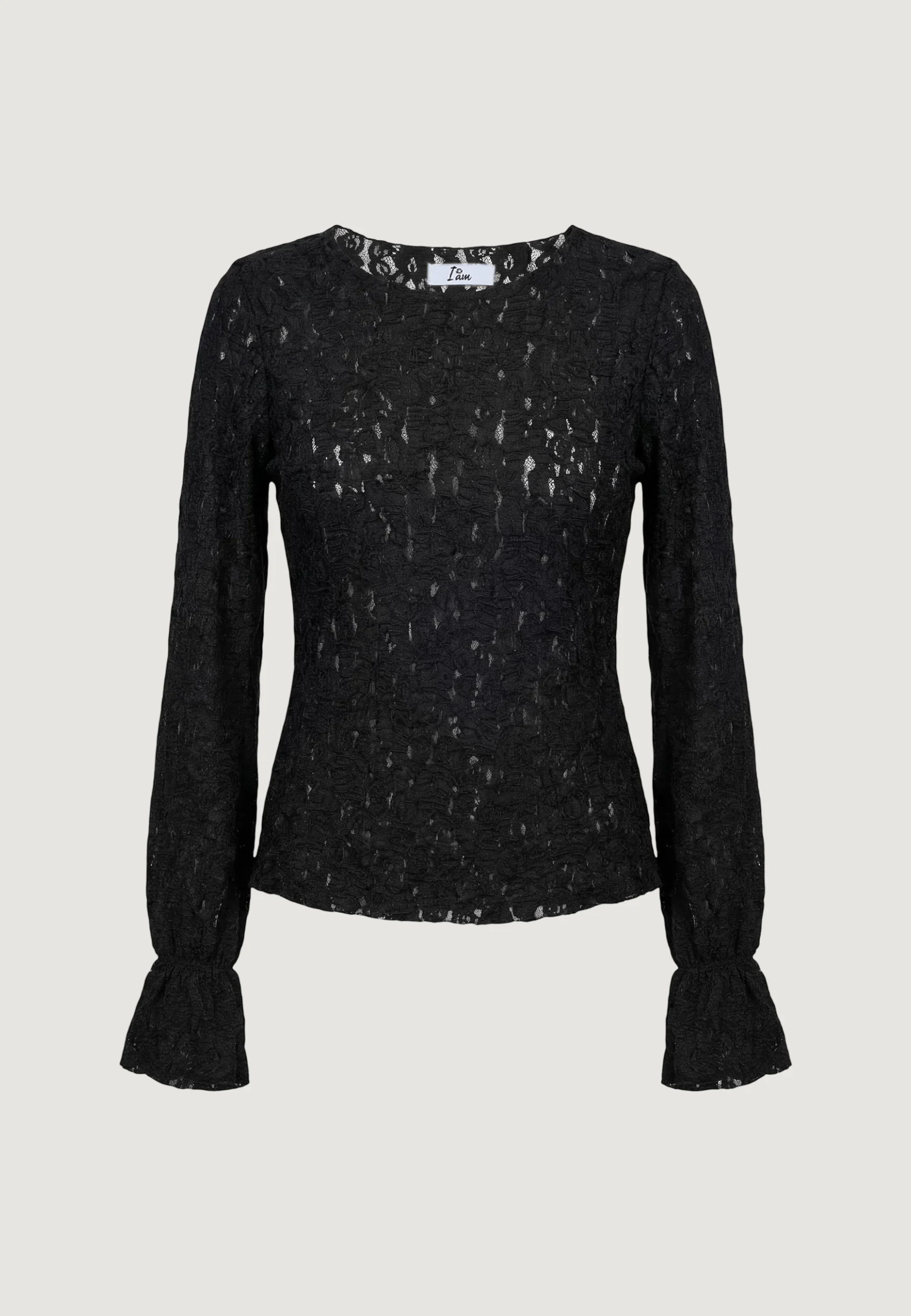 T-shirt manica lunga I am Top Pizzo - Image 3