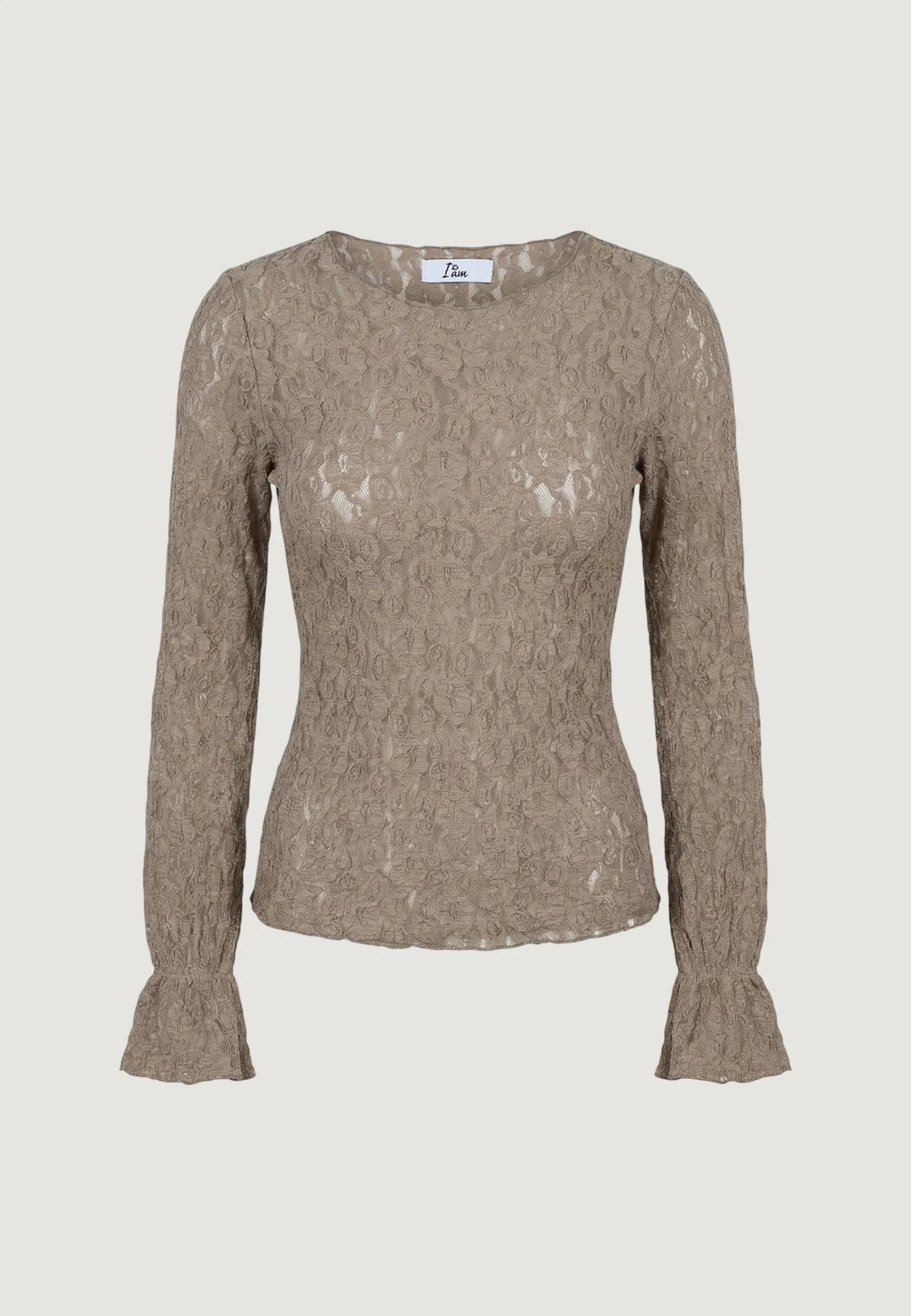 T-shirt manica lunga I am Top Pizzo - Image 3