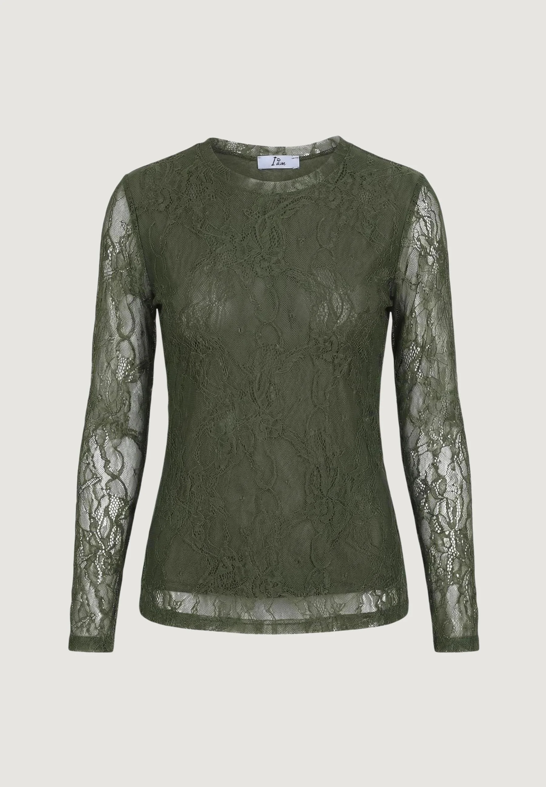 T-shirt manica lunga I am Top Pizzo - Image 4