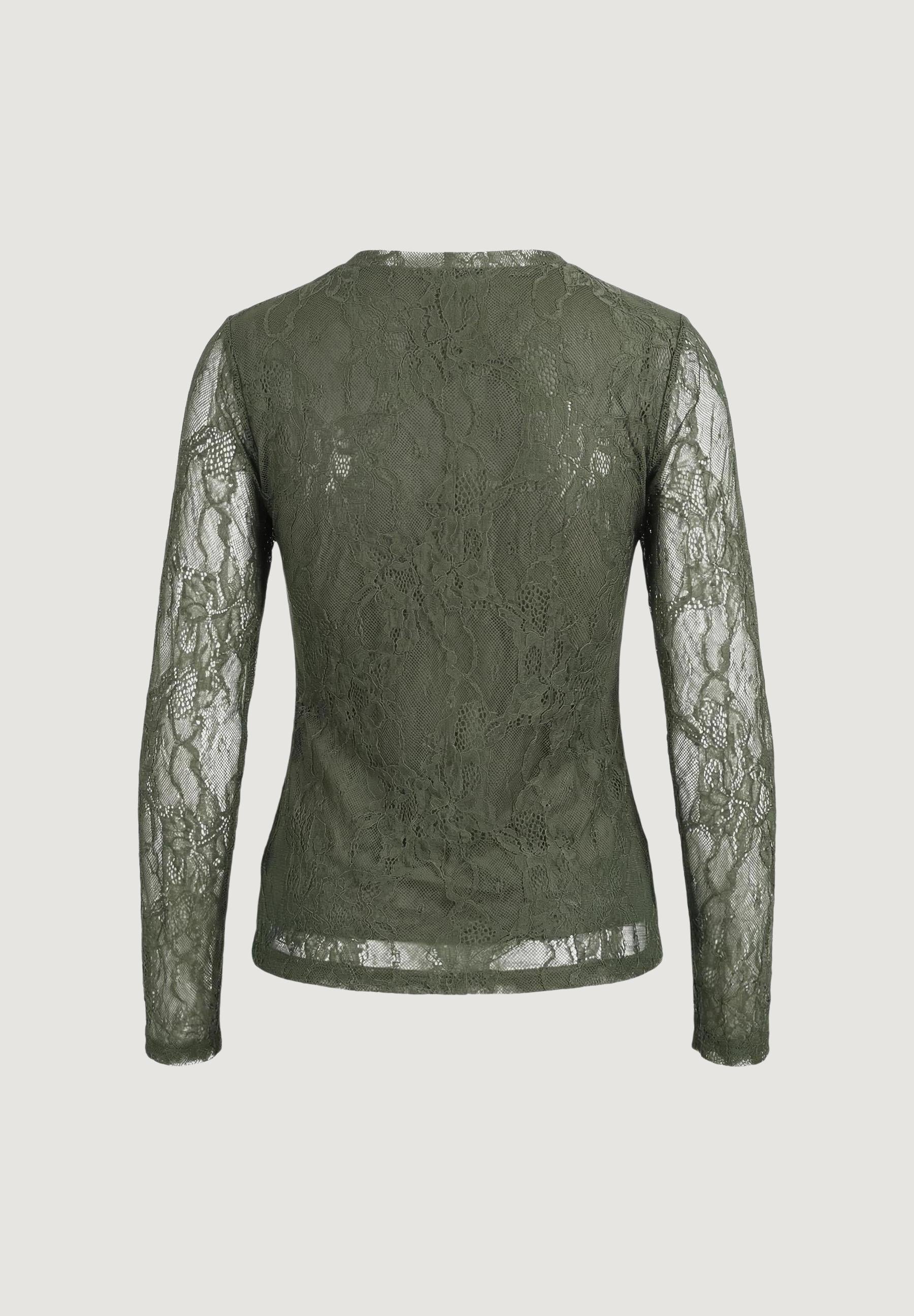 T-shirt manica lunga I am Top Pizzo - Image 5
