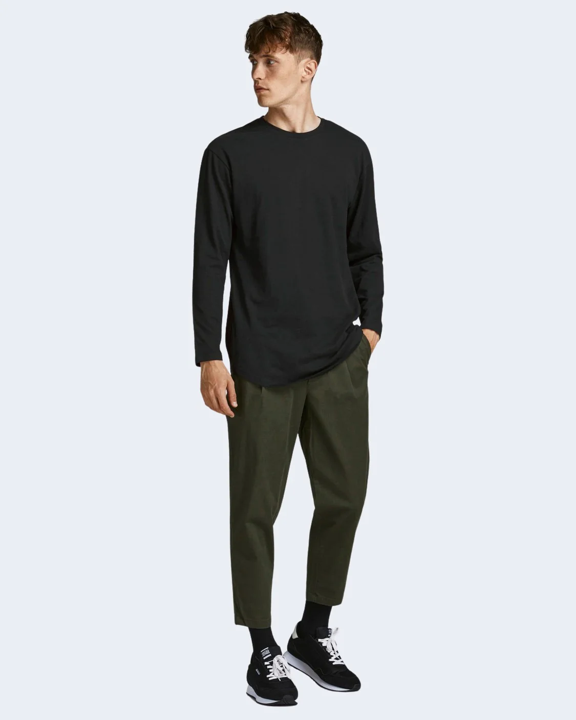 T-shirt manica lunga Jack Jones JJENOA TEE O-NECK LS NOOS - 12190128 - Image 2