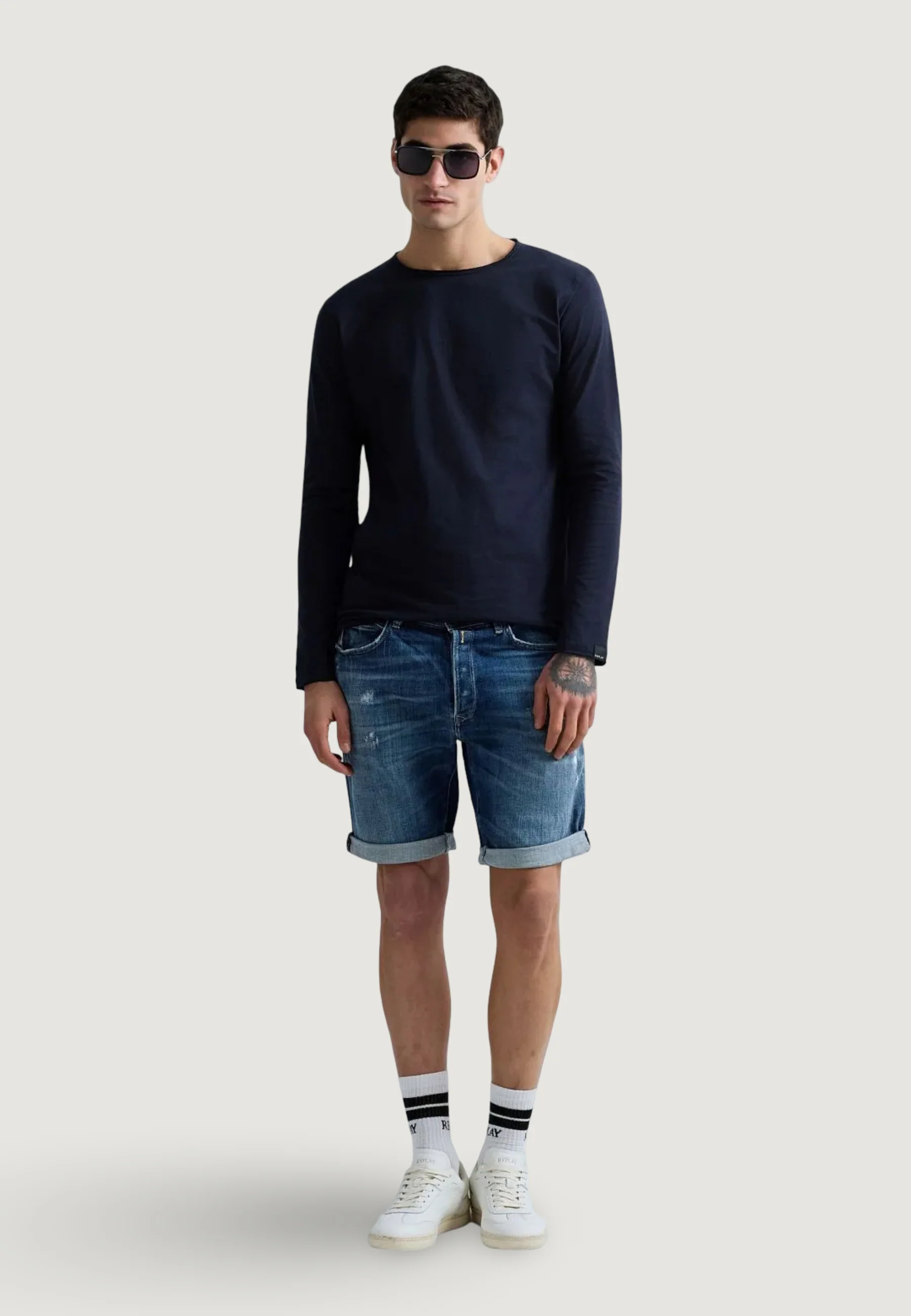 T-shirt manica lunga Replay BASIC JERSEY 30/1 - Image 2