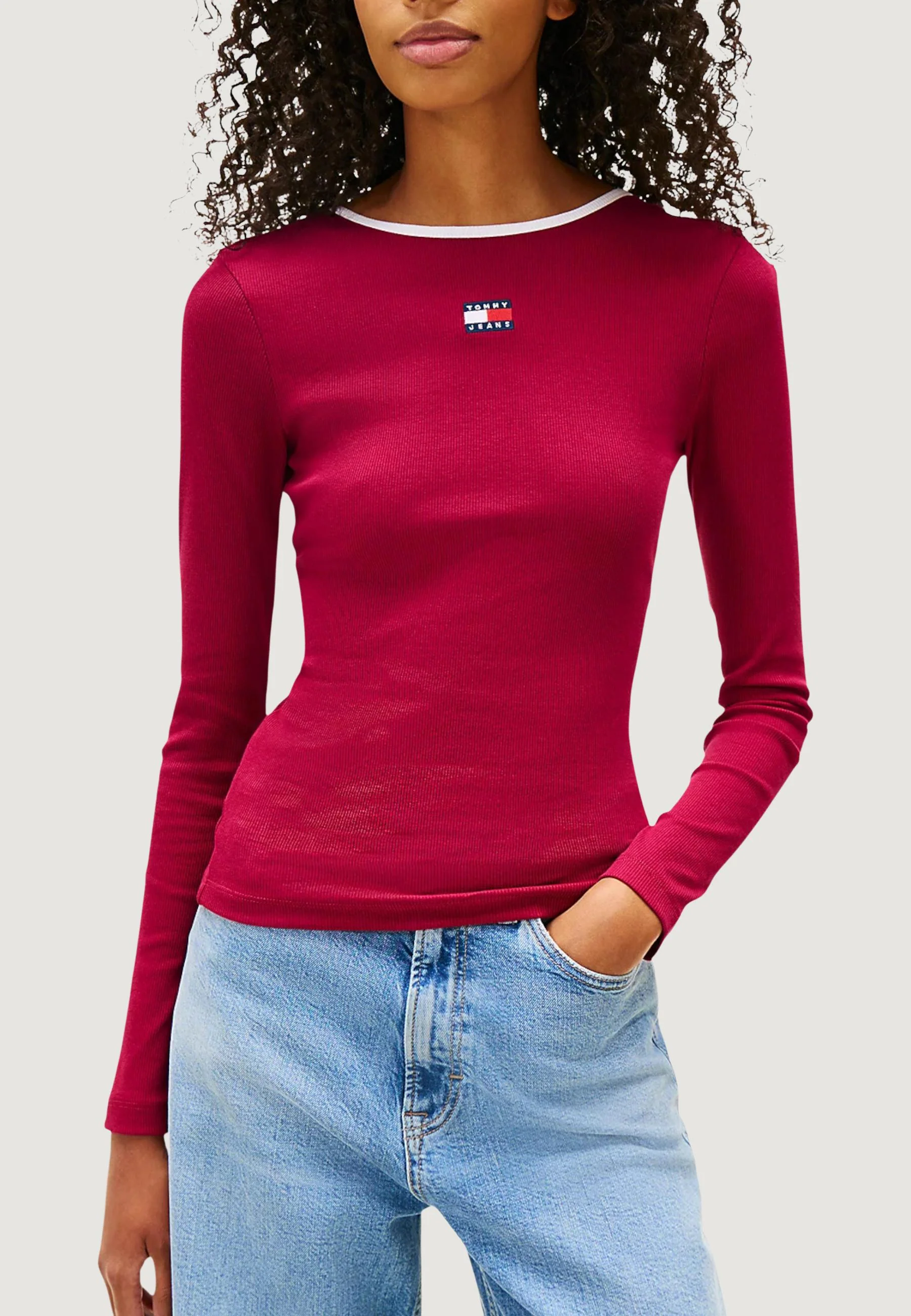 T-shirt manica lunga Tommy Hilfiger Jeans DW0DW21839 - Image 4