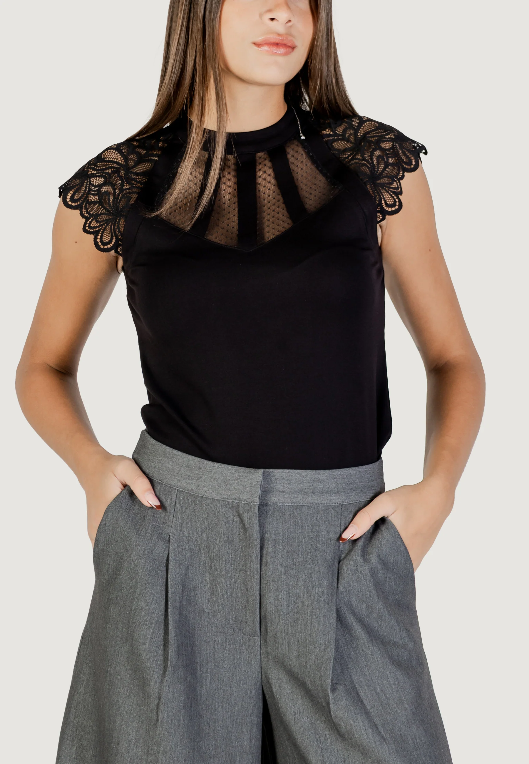 Blusa manica corta Morgan De Toi 222-DEMANE