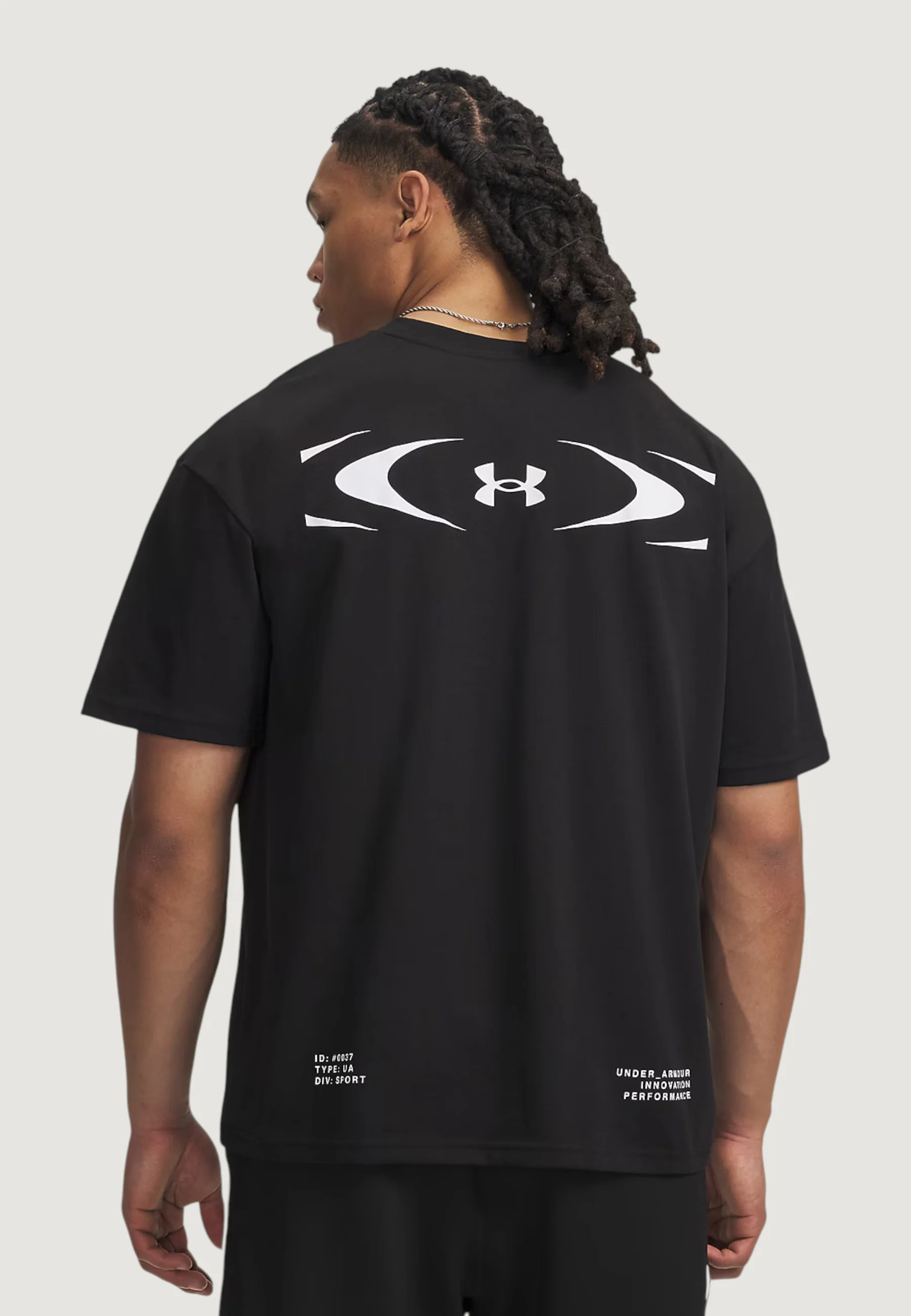 T-shirt Under Armour UA M HWT ECHO LOGO OS SS - Image 3