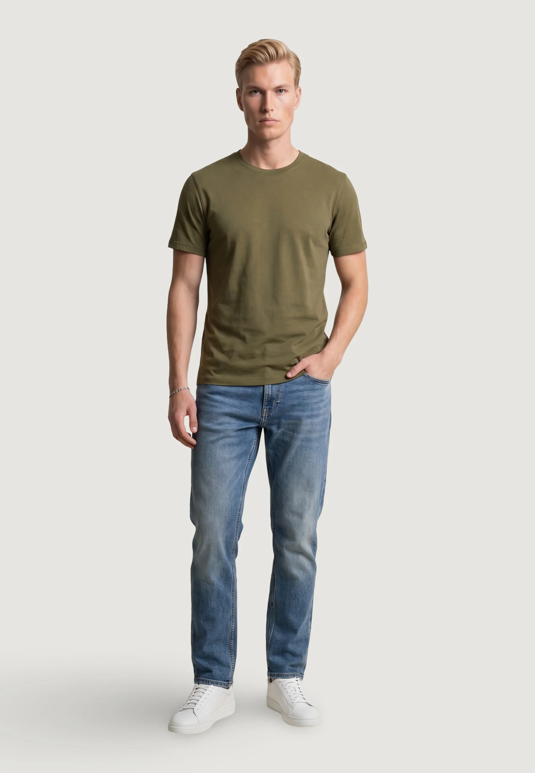 T-shirt YOS T-SHIRT UOMO JERSEY SUPIMA - Image 5