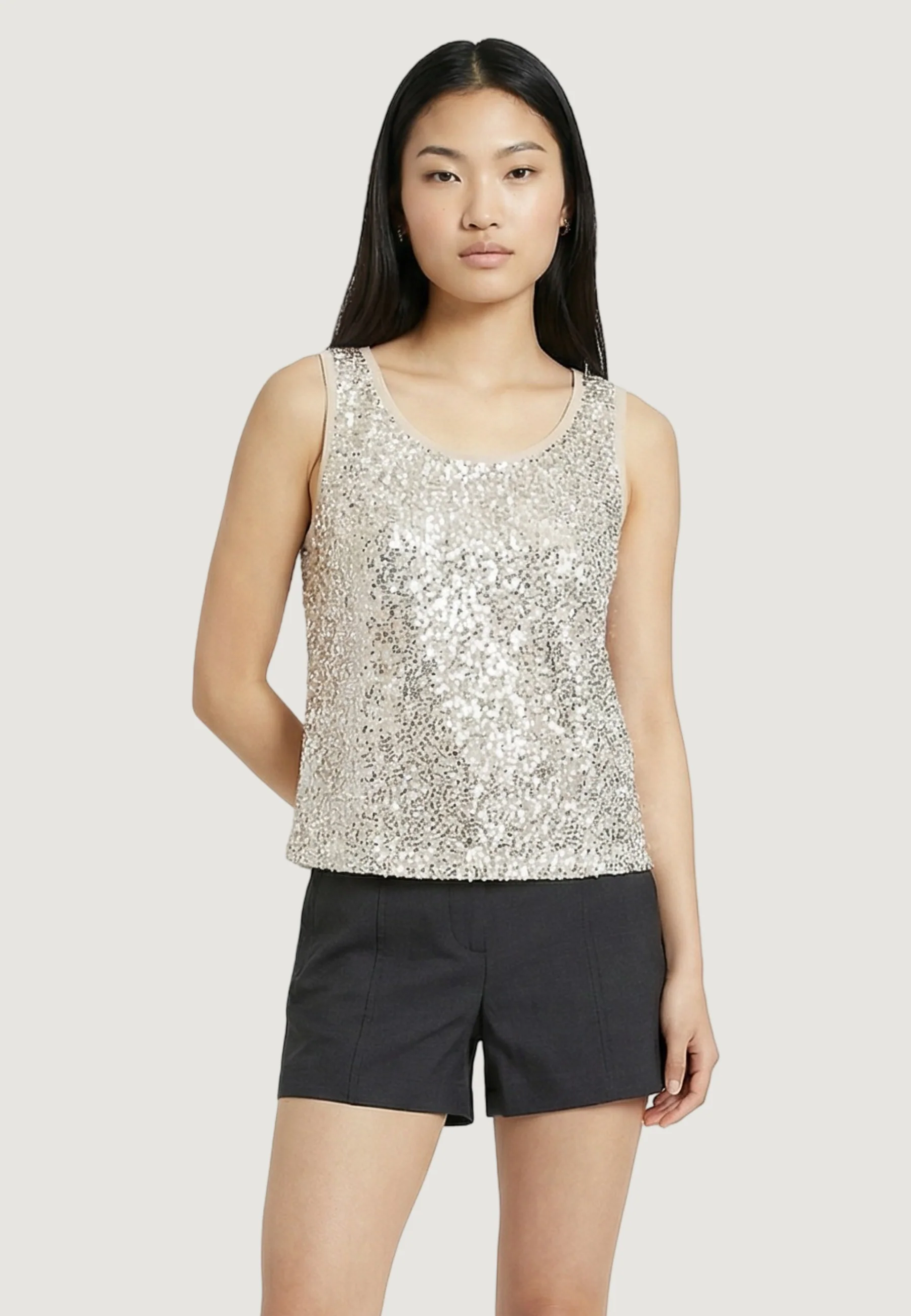 Top Jacqueline de Yong Jdygloria Life S/L Sequins Jrs - Image 2