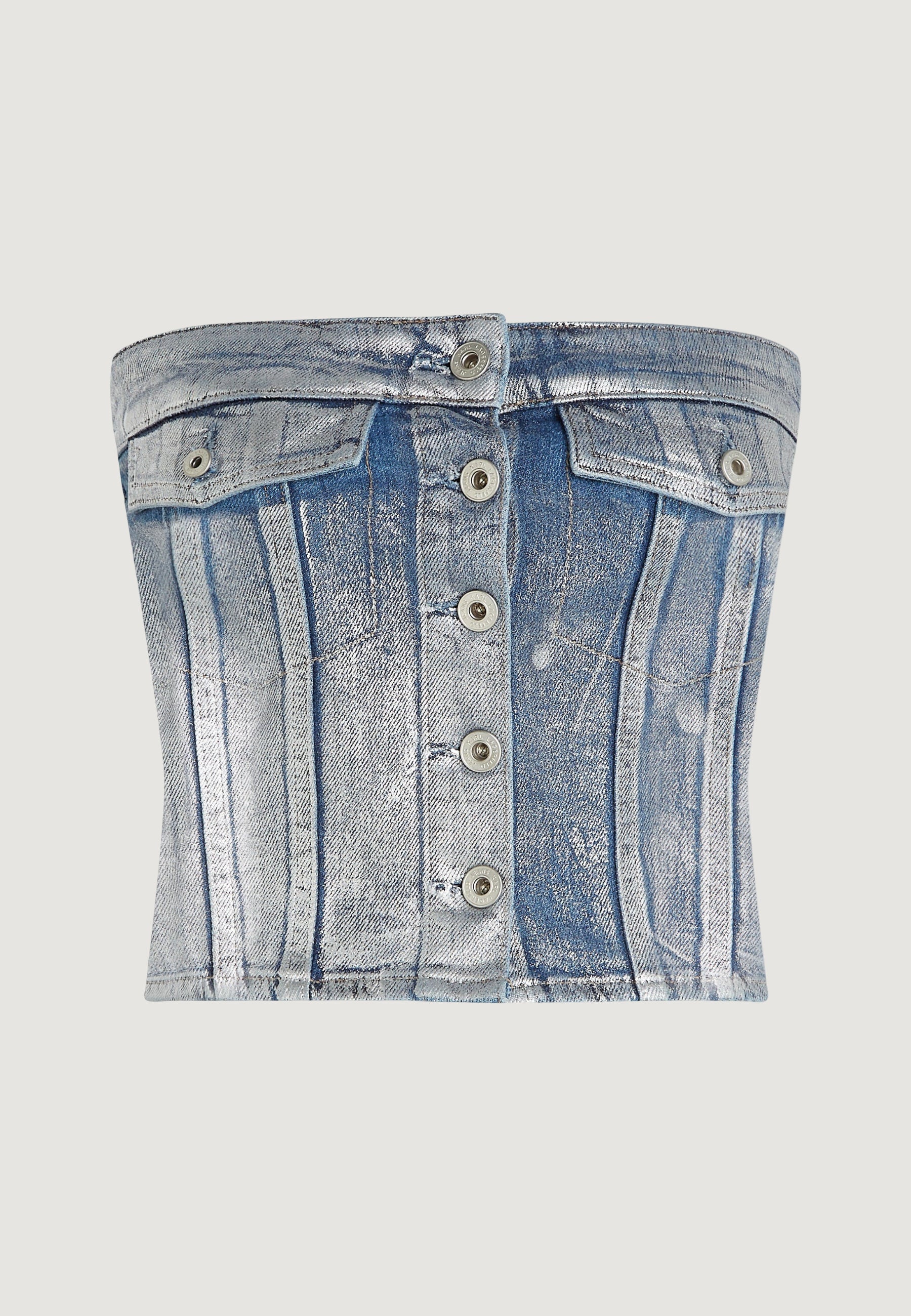 Top Karl Lagerfeld Jeans KLJ Denim Bustier - Image 5