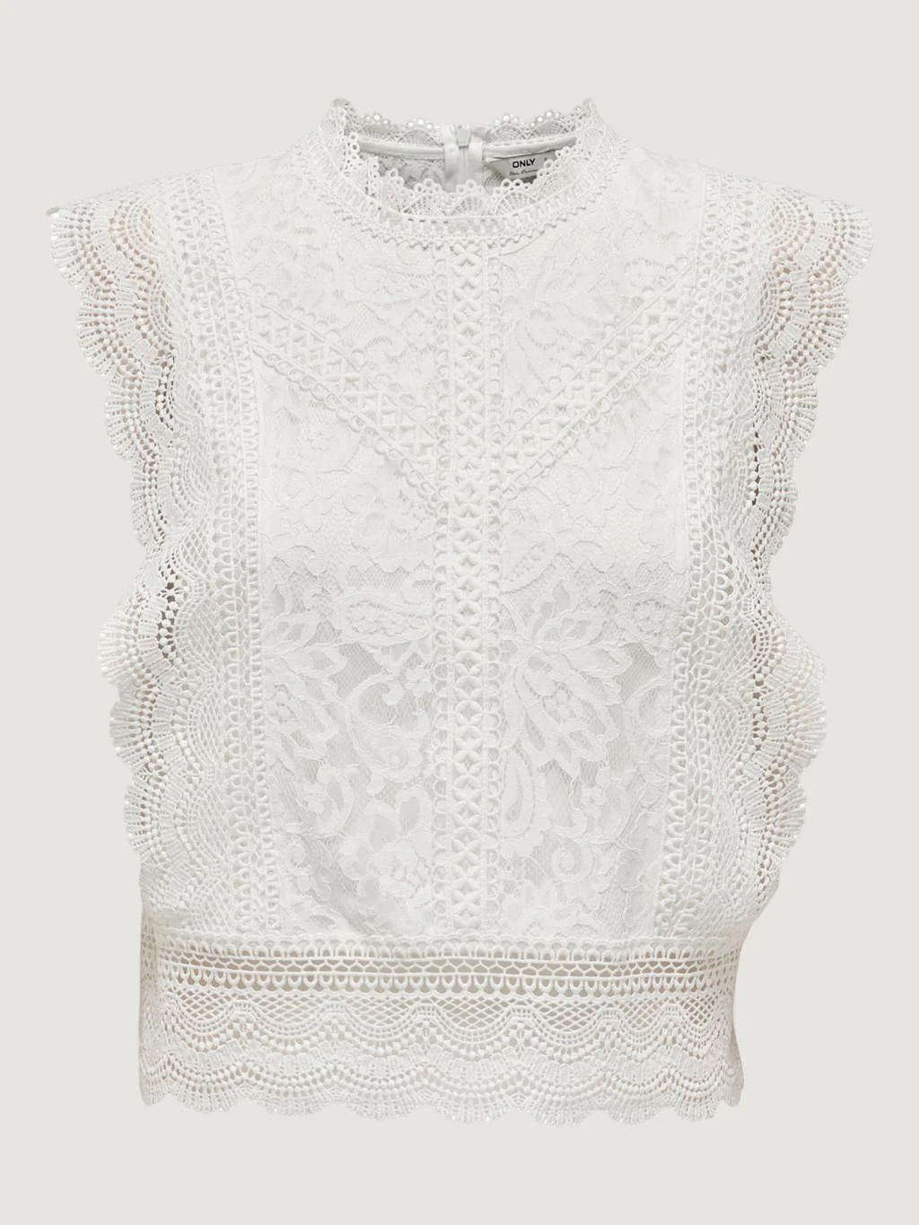 Top Only ONLKARO S/L LACE NOOS WVN - Image 2