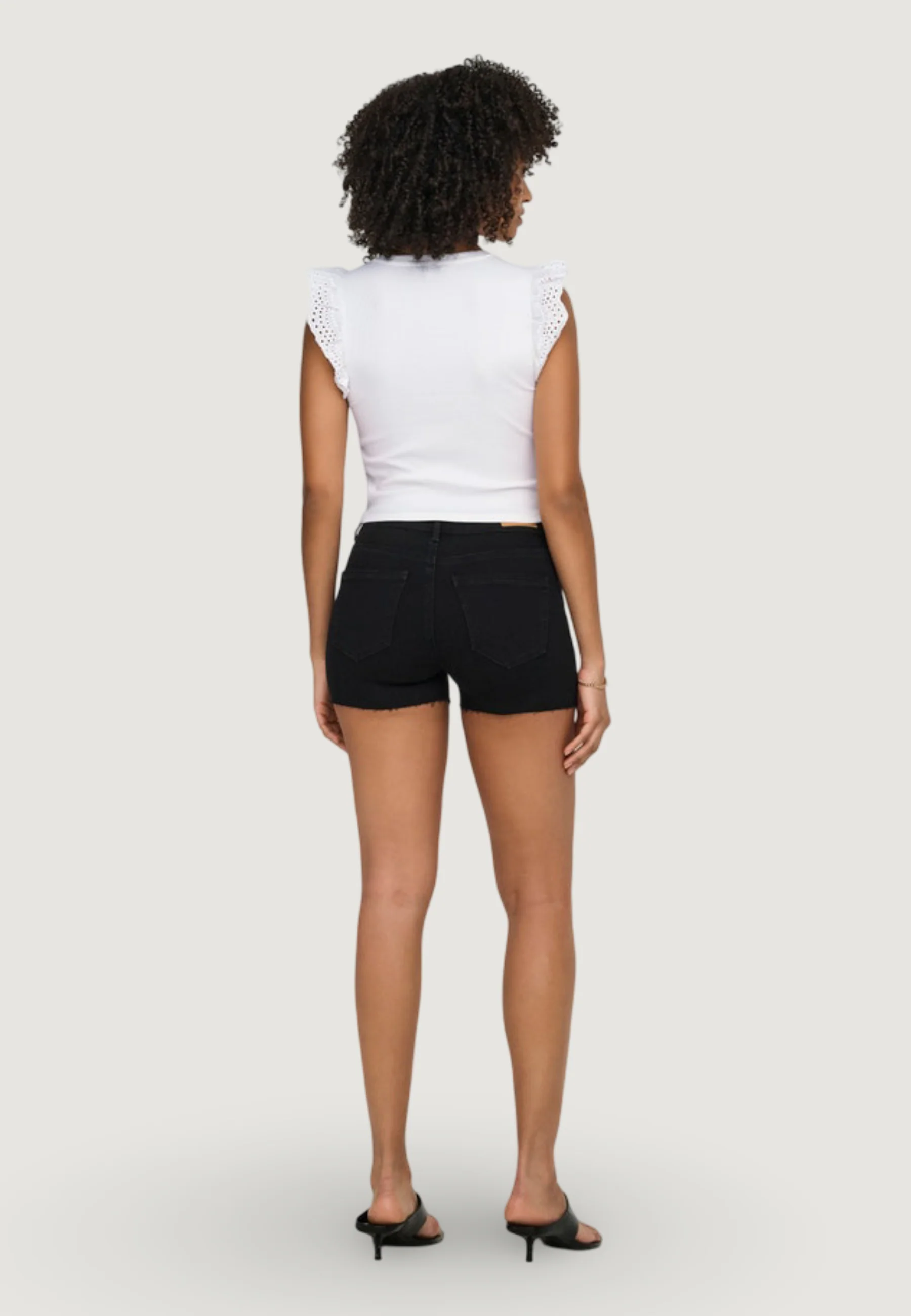 Top Only Onlmathilda S/L Lace Detail Jrs Noos - Image 2