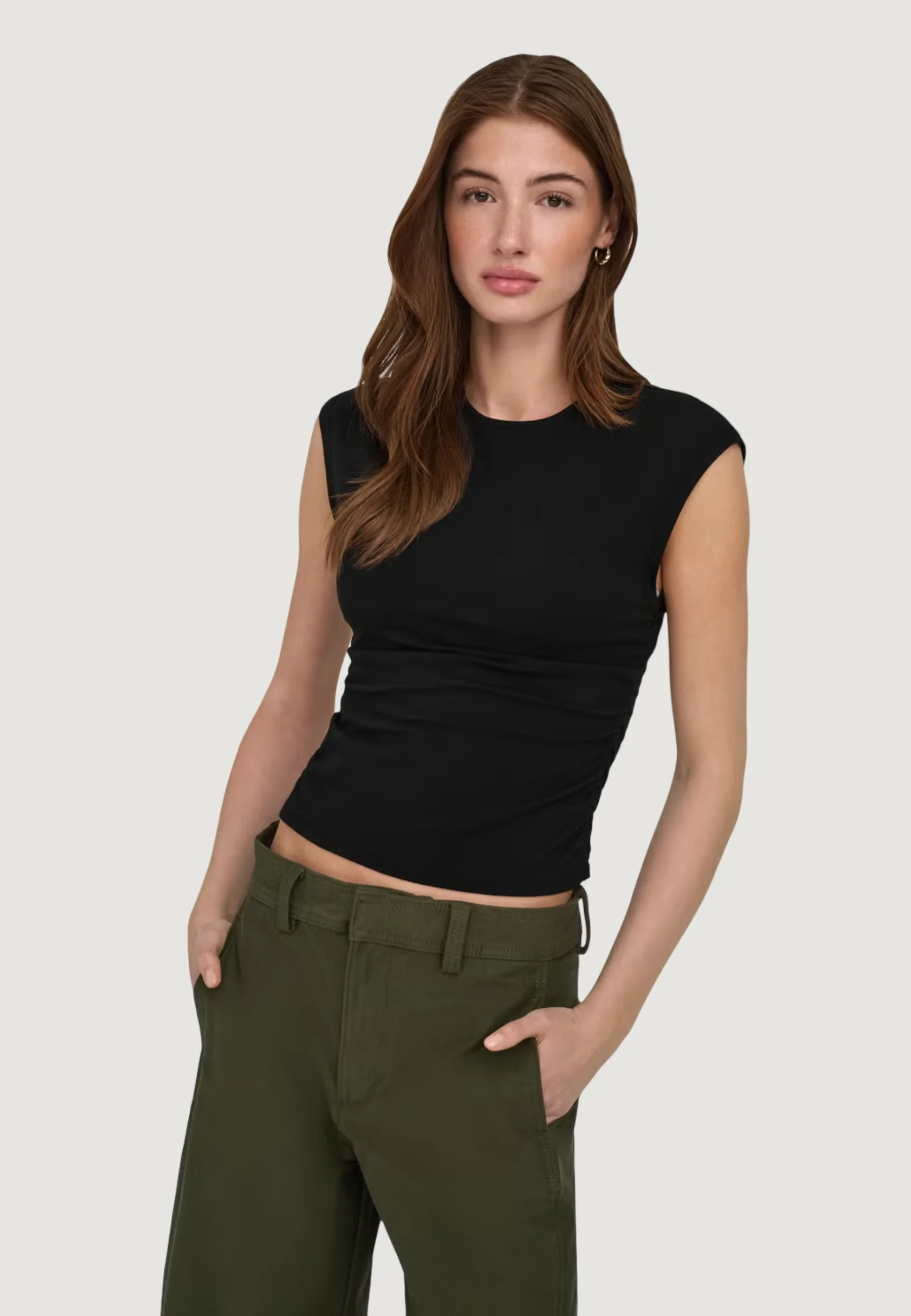 Top Only Onlmira Capsl Ruching Jrs Noos - Image 4