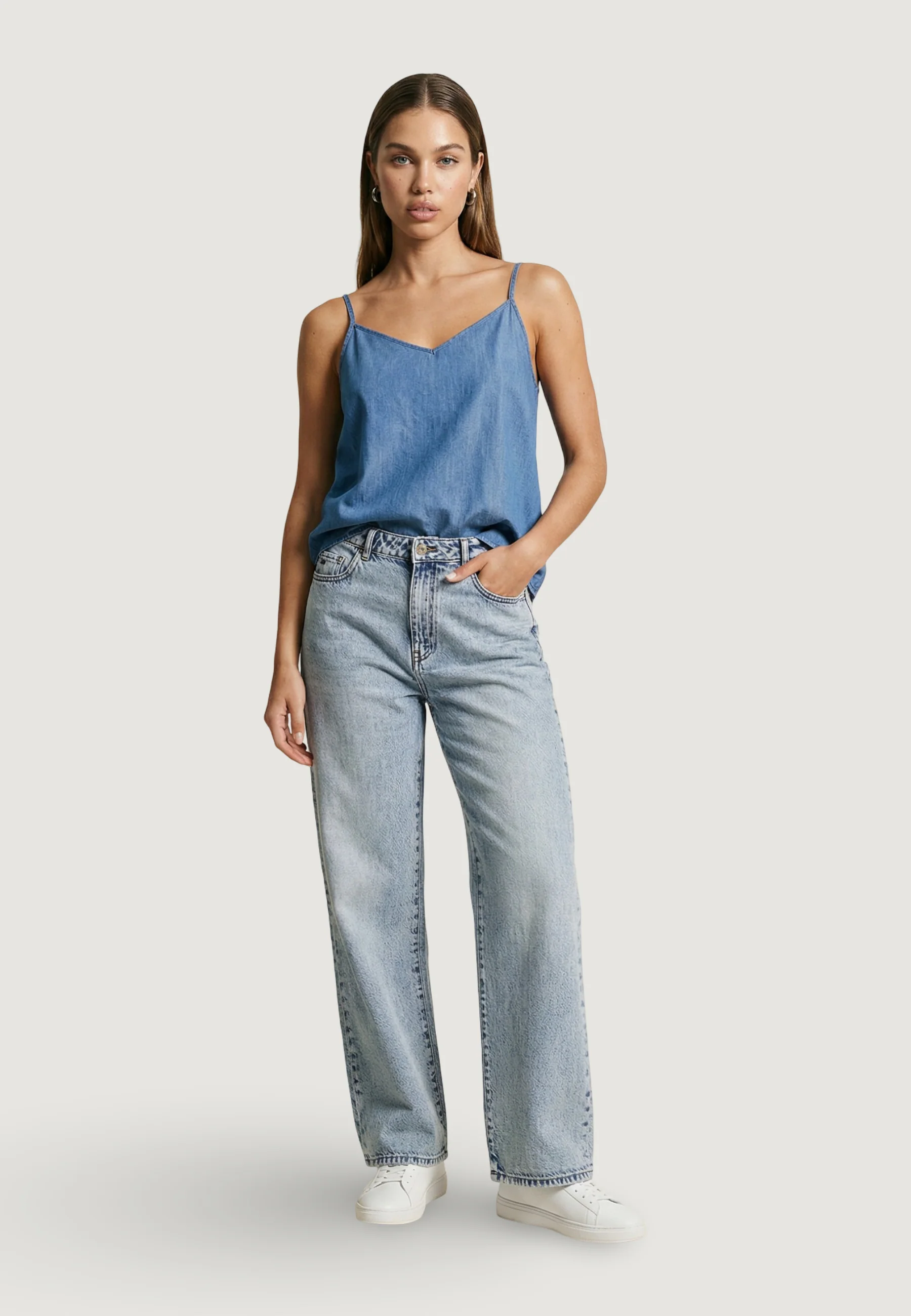 Top Only Onlnova Azure Singlet Wvn - Image 5