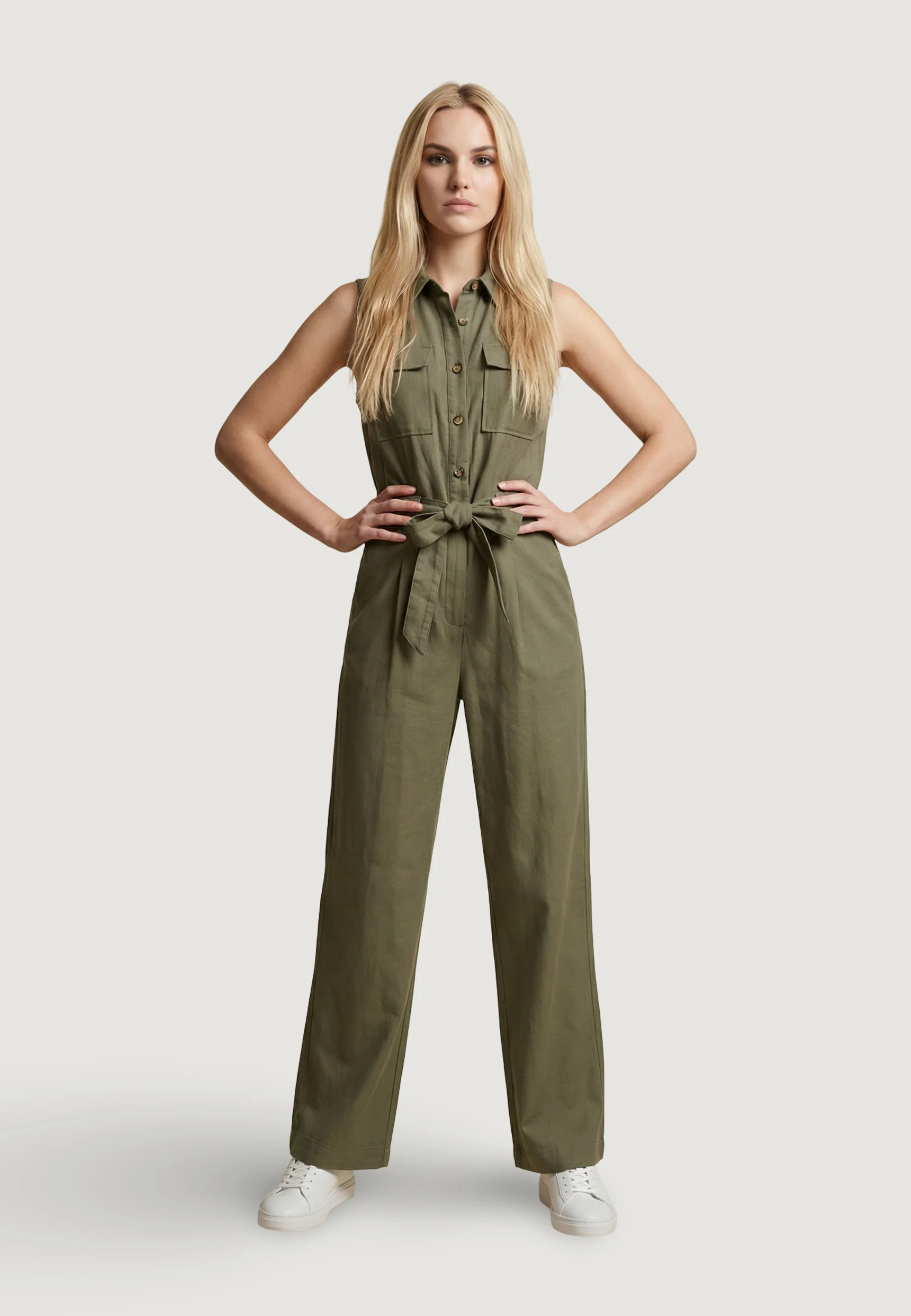 Tuta elegante Only Onltila Life S/L Belt Jumpsuit Tlr