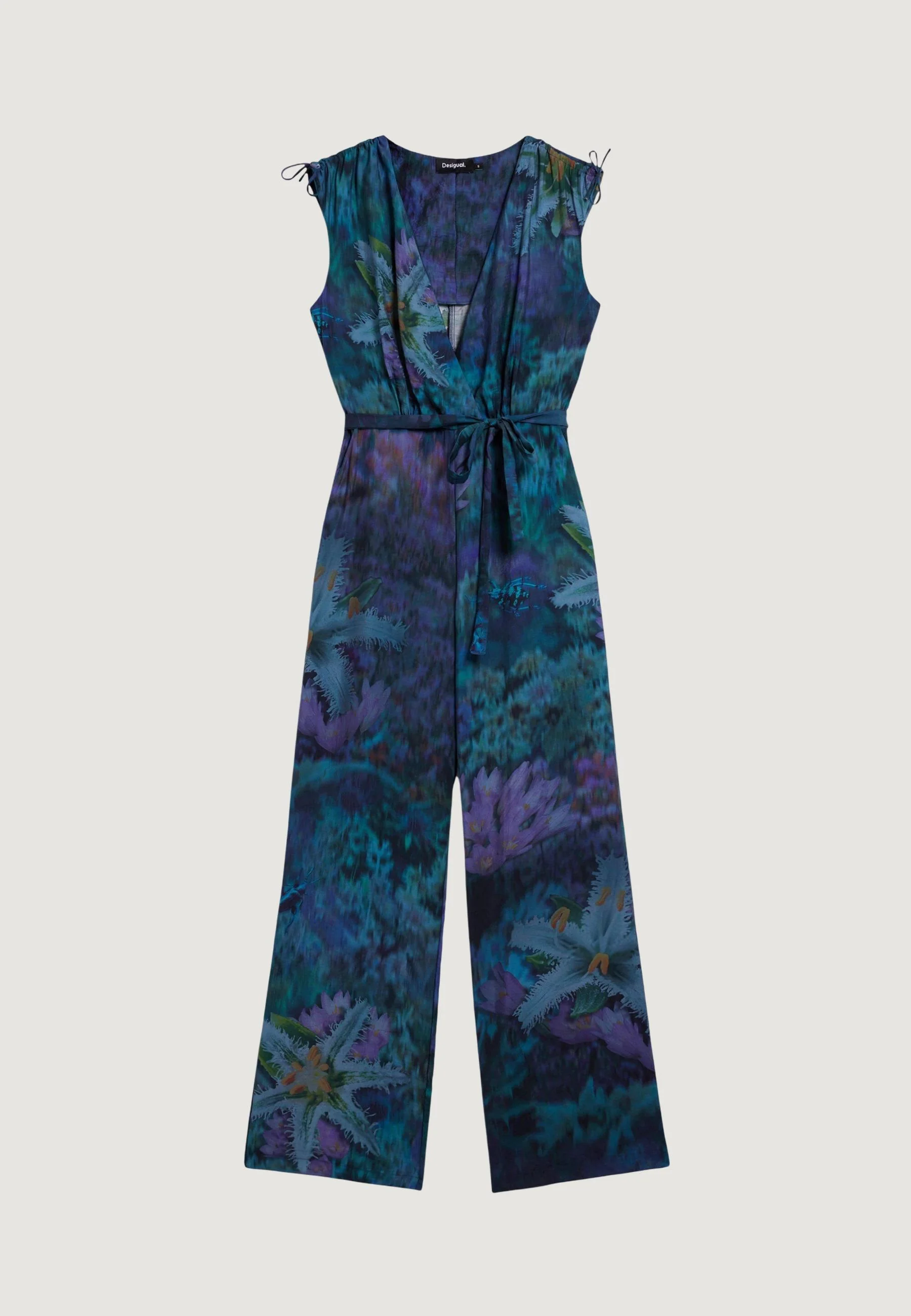 Tuta elegante Desigual JUMPSUIT_FLORESAZUL - Image 5