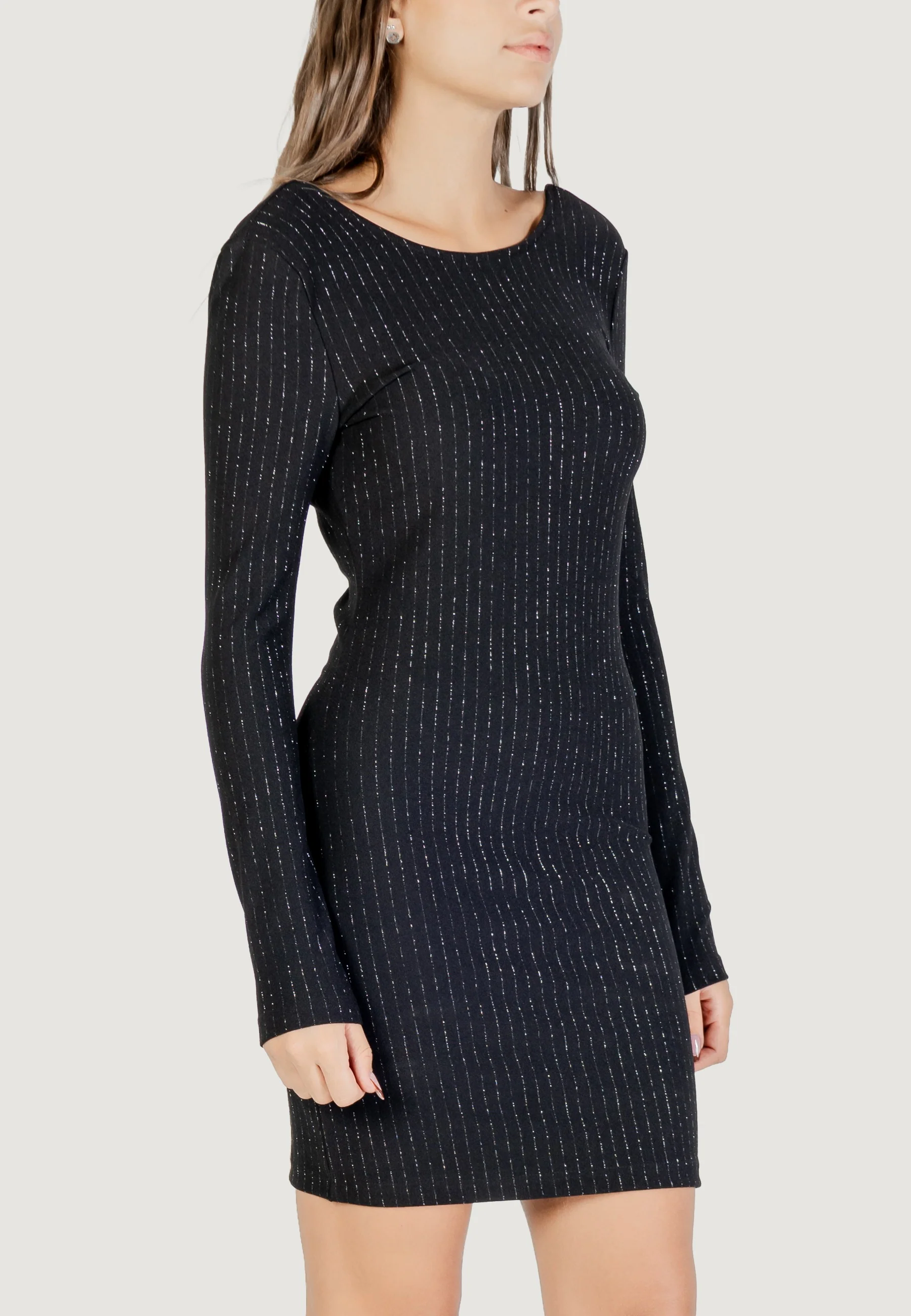 Vestito corto Jacqueline de Yong Jdymary L/S Lurex Openback Dress Jrs Dia - Image 3