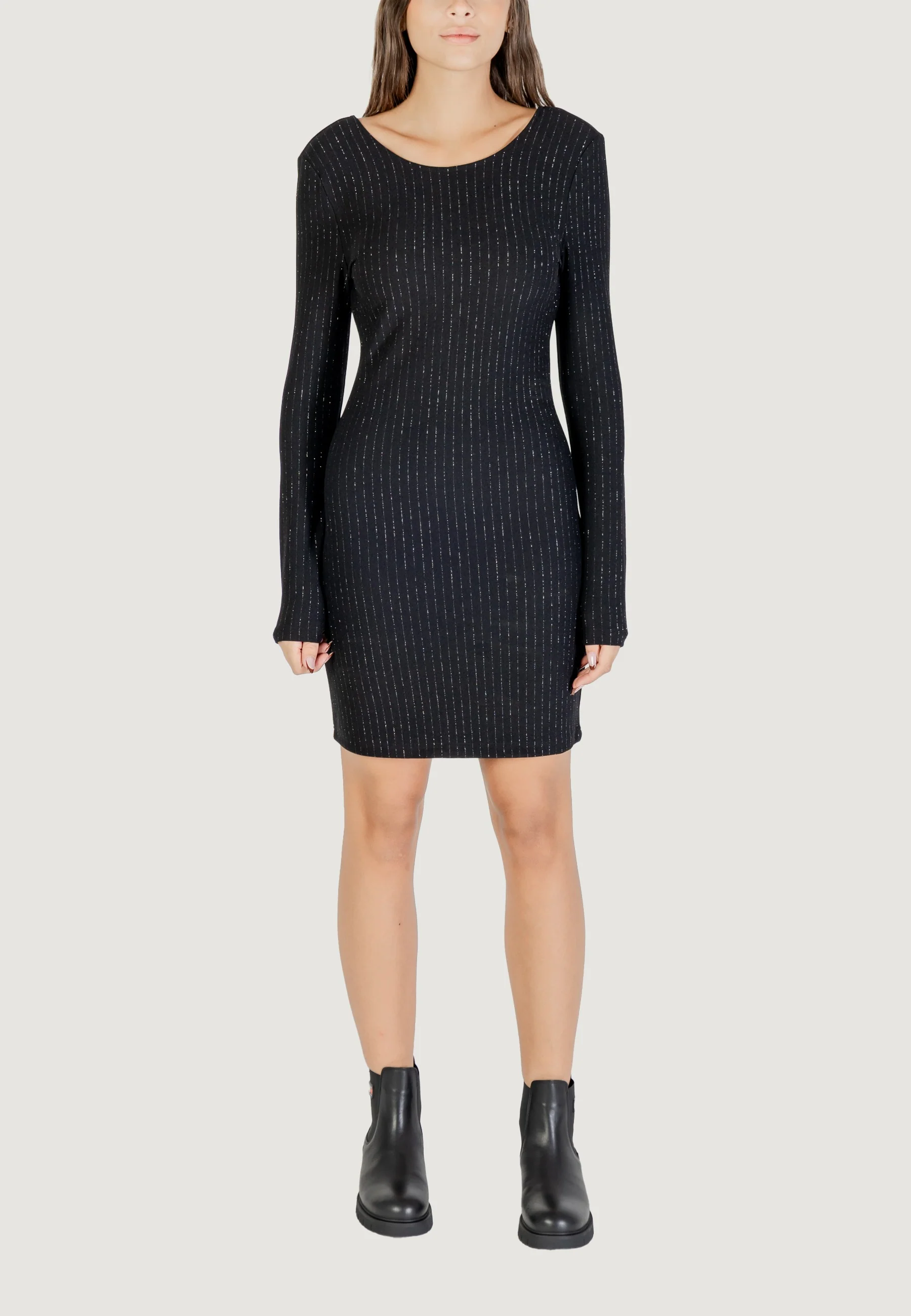 Vestito corto Jacqueline de Yong Jdymary L/S Lurex Openback Dress Jrs Dia - Image 5