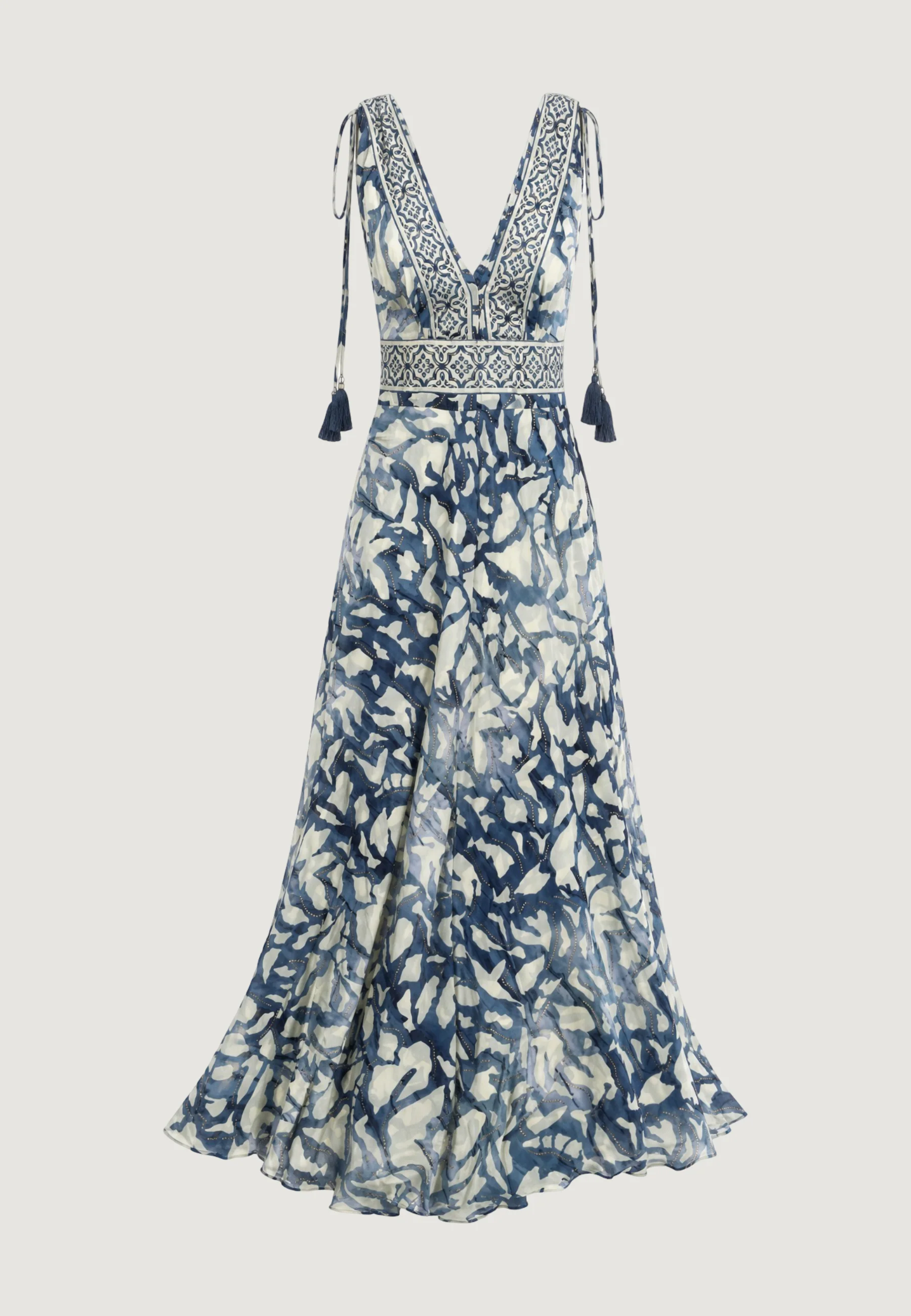 Vestito lungo Ayfee ABITO SCOLLO MARYLIN CON TASSEL - Image 2