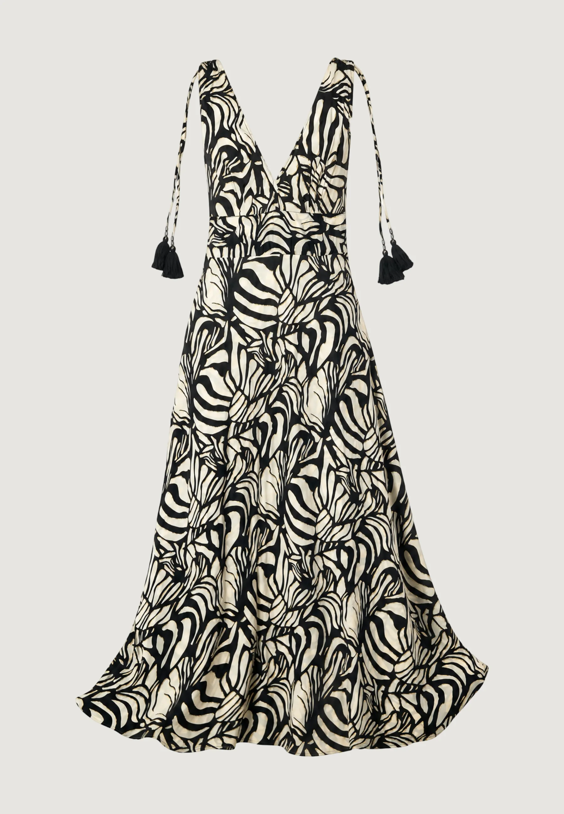 Vestito lungo Ayfee ABITO SCOLLO MARYLIN CON TASSEL - Image 2