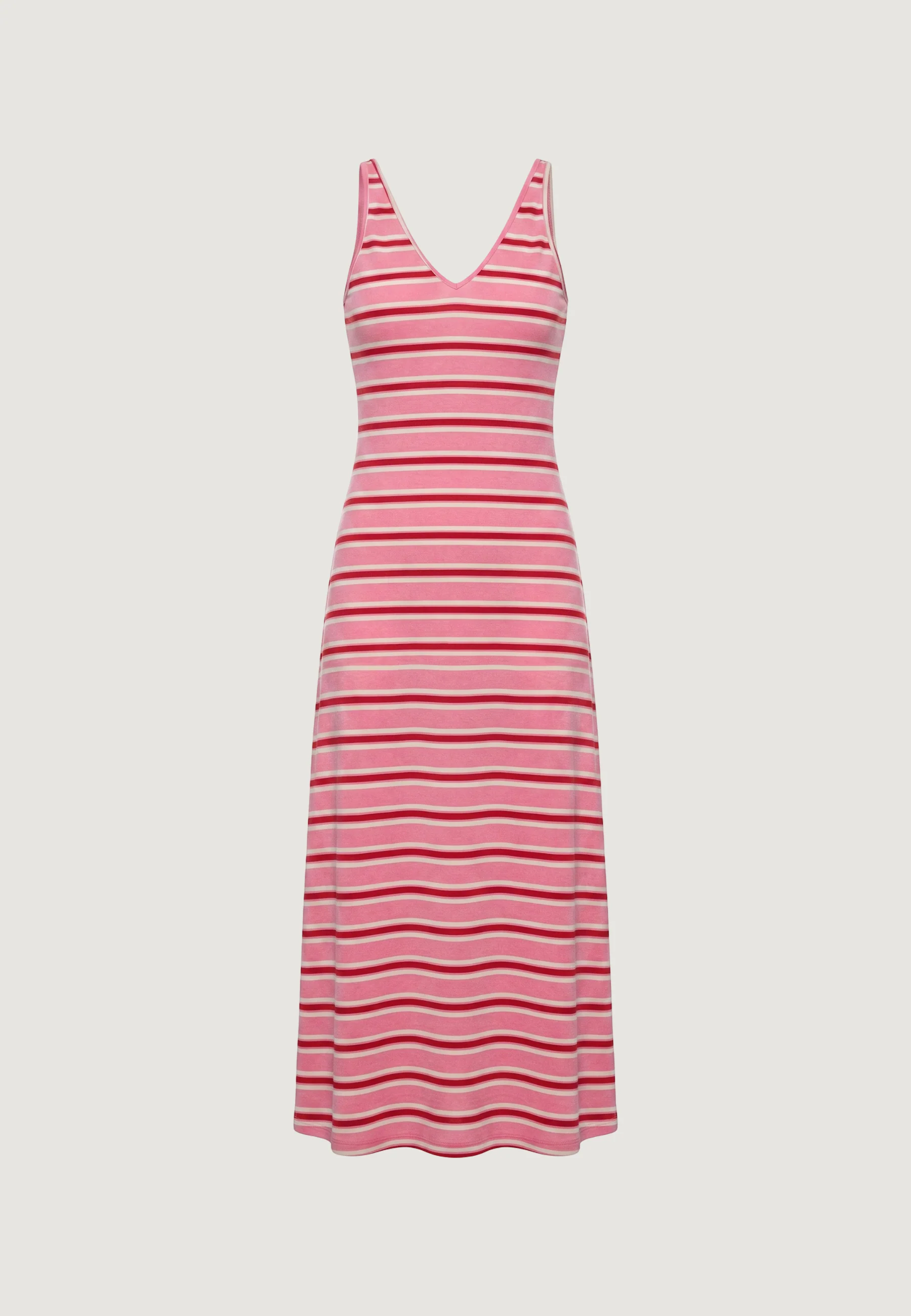 Vestito lungo I am Abito Cotone Righe - Image 4