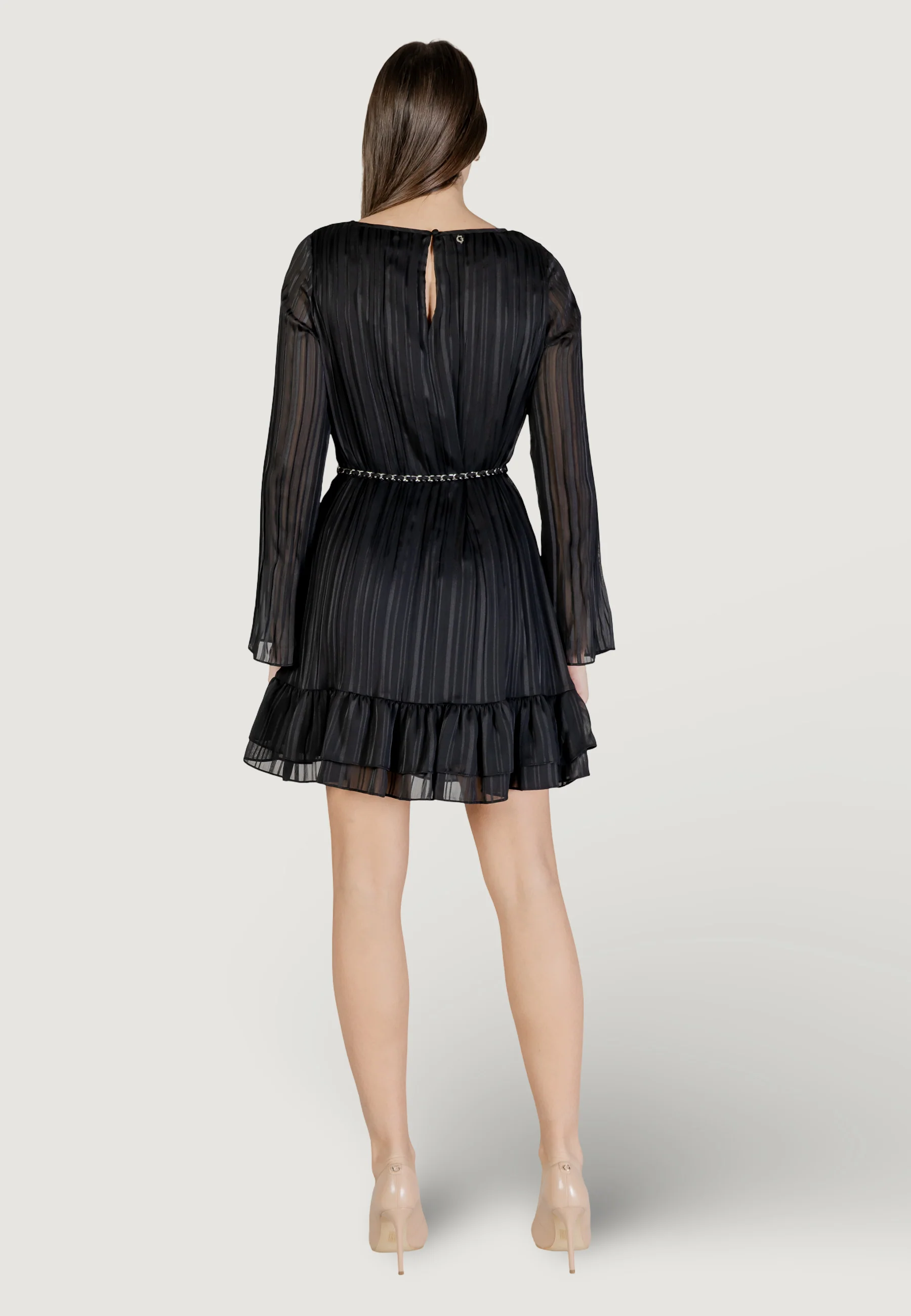 Vestito midi Guess LS ILENIA PLEAT DRESS - Image 2