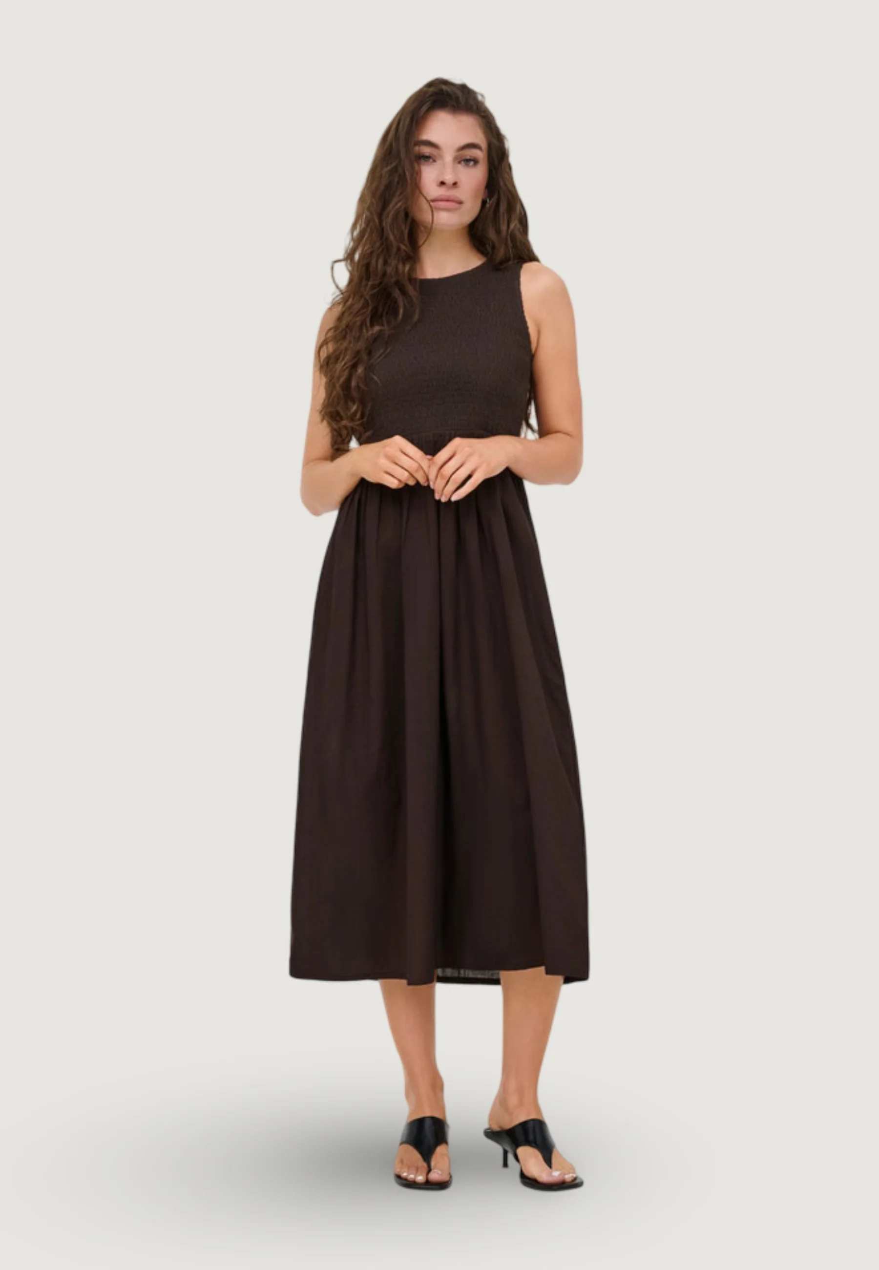 Vestito midi Jacqueline de Yong Jdydiego S/L Smock Midi Dress Wvn Noos