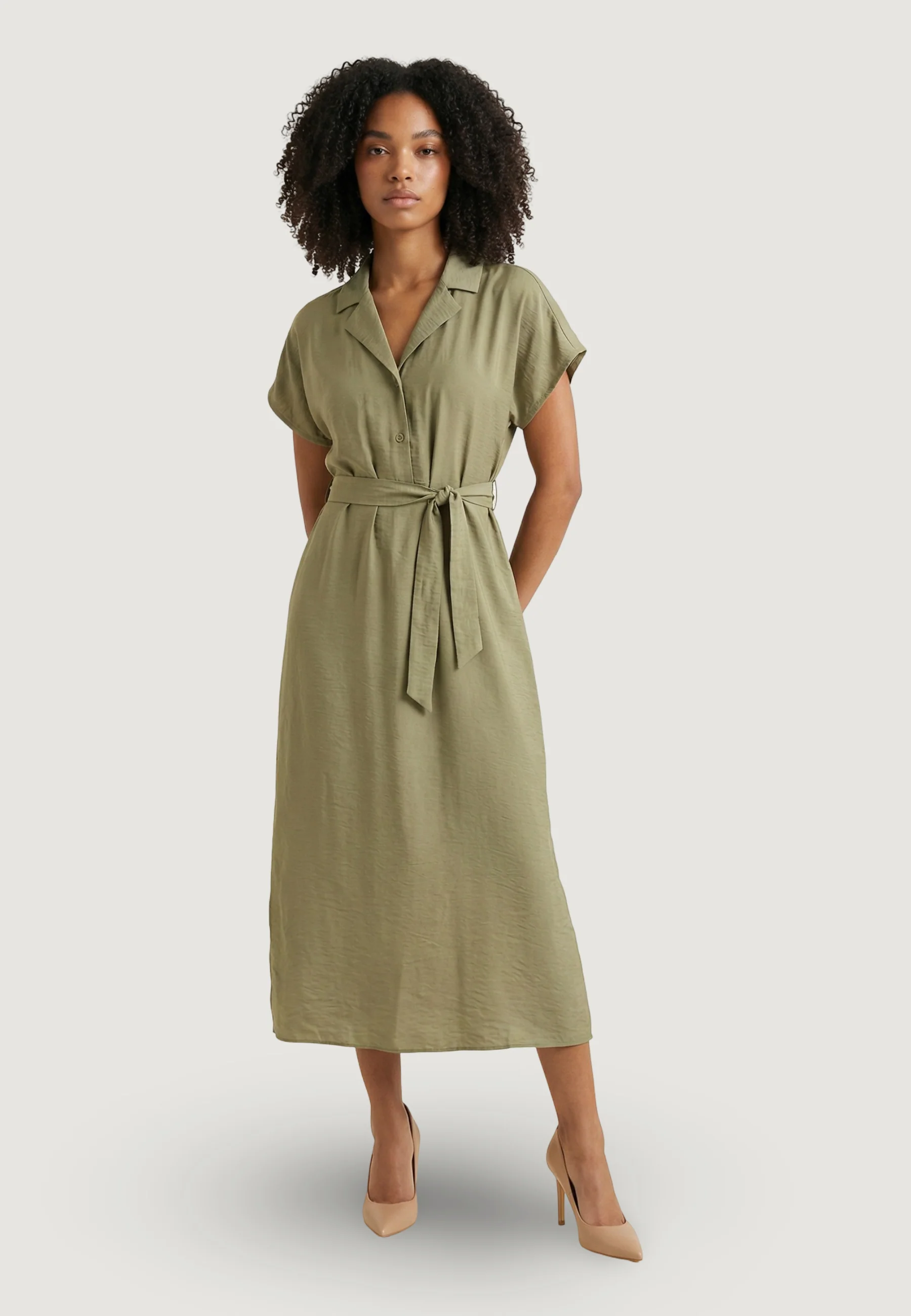 Vestito midi Jacqueline de Yong Jdytroya Life S/L Midi Dress Wvn Dia - Image 3