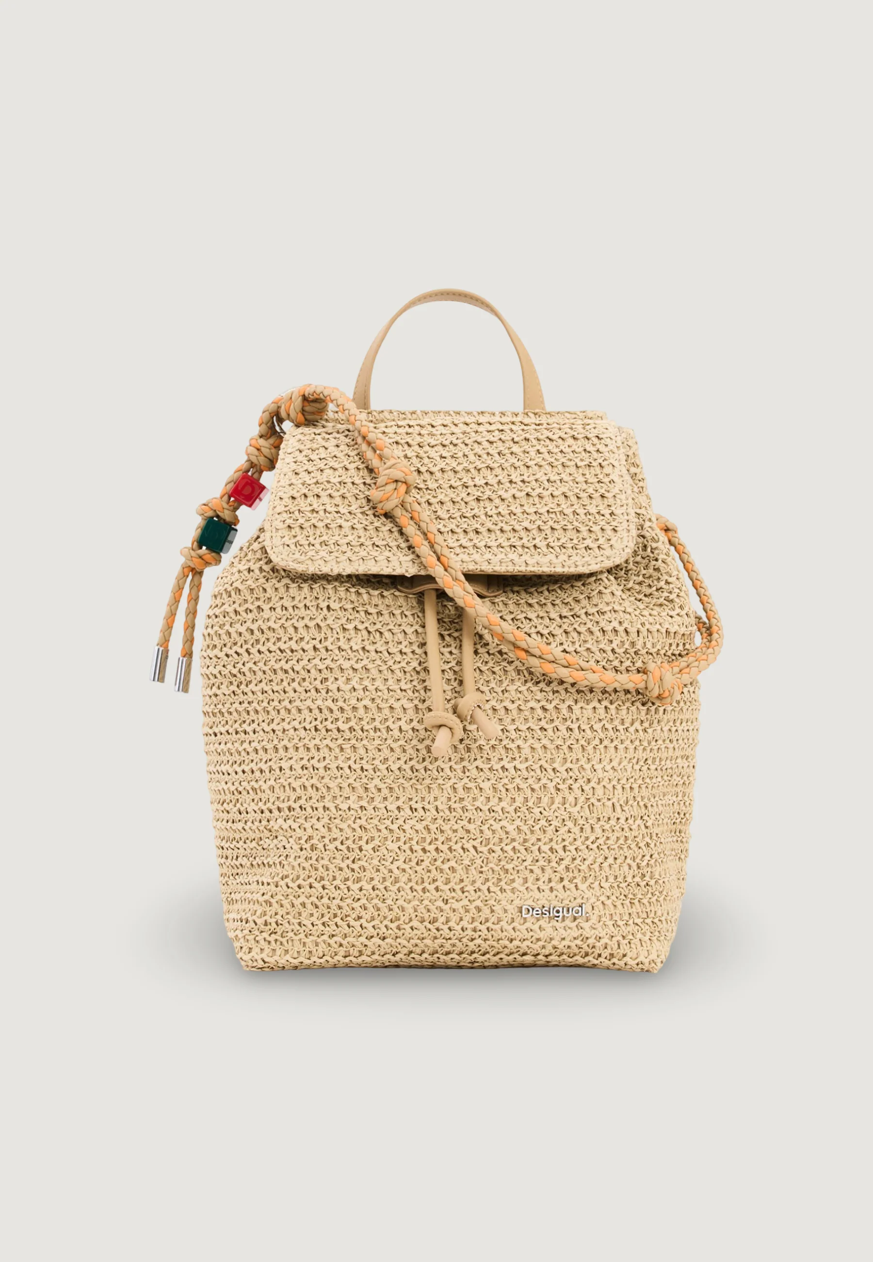 Zaino Desigual BACK_HALF LOGO RAFFIA L