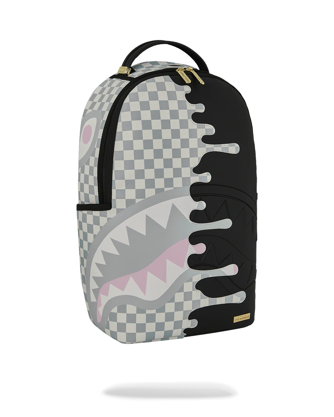 Zaino Sprayground CREAM CHECK UNFINISHED SHARK DLXSV BACKPACK - Image 3