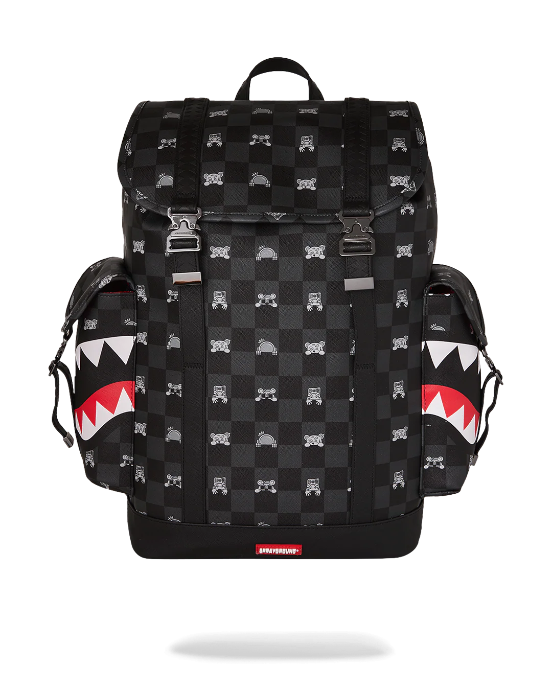 Zaino Sprayground GRAY PEEKING CHARACTER CHECK MONTE CARLO
