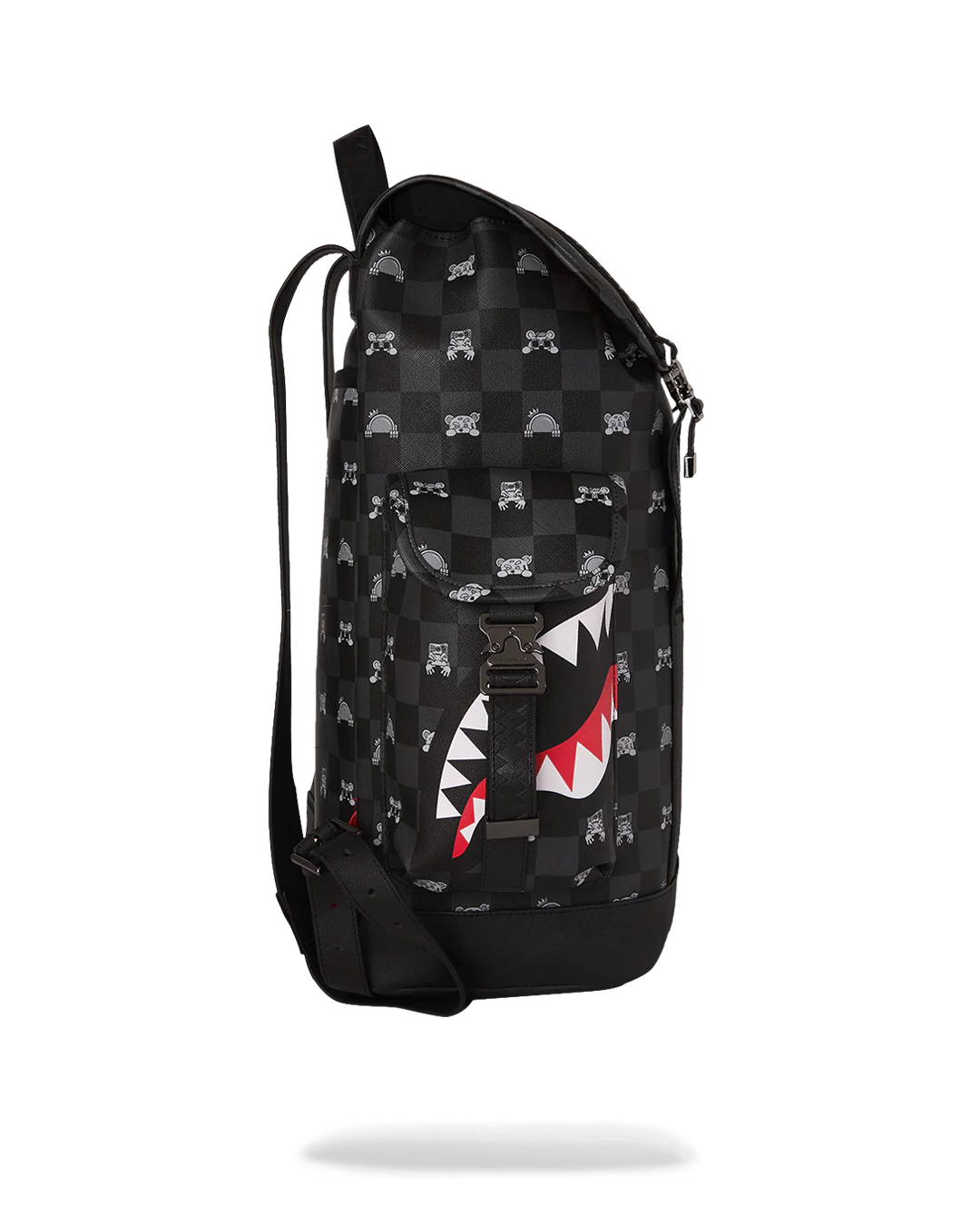 Zaino Sprayground GRAY PEEKING CHARACTER CHECK MONTE CARLO - Image 3